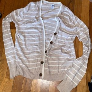 GAP ladies cream button up Cardigan